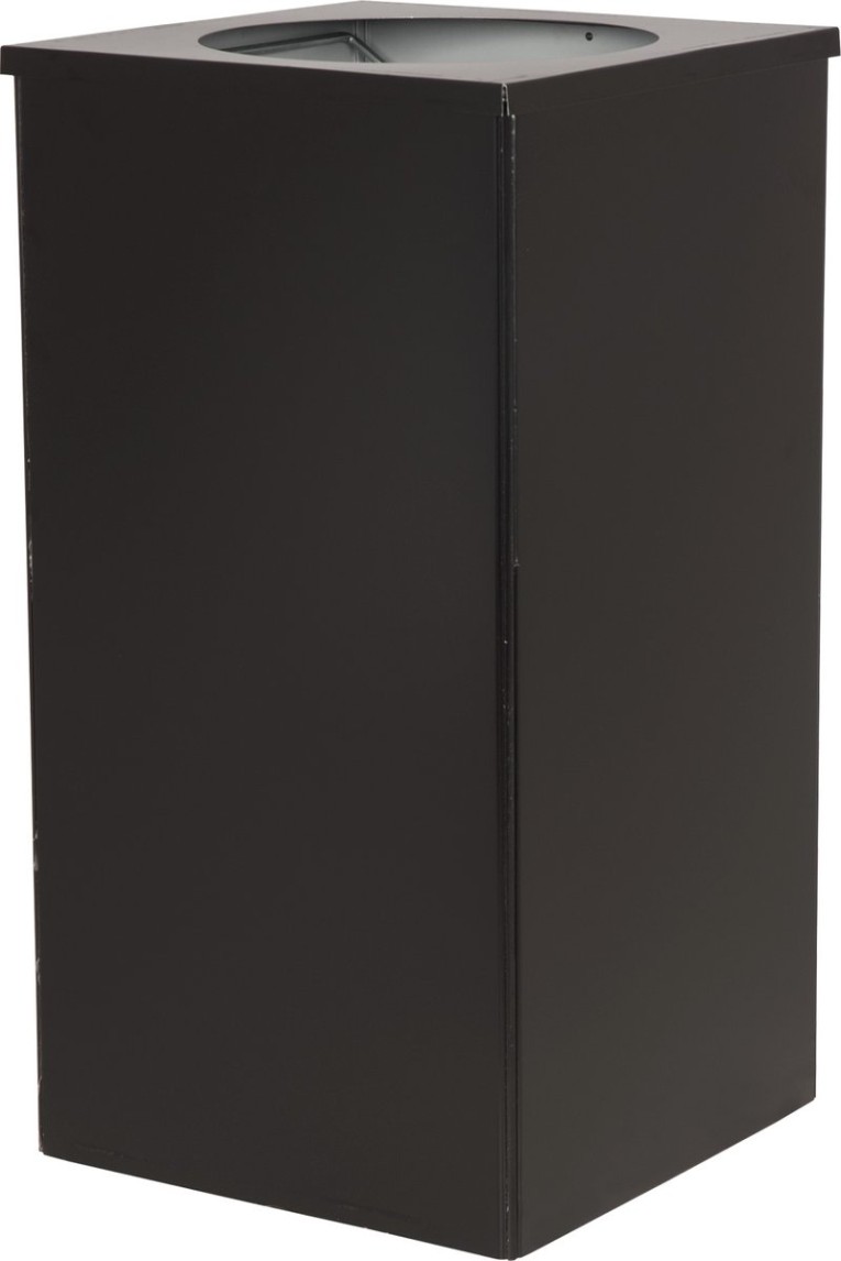 Урна 80 литров Квадро-24 черный купить в Ярославле