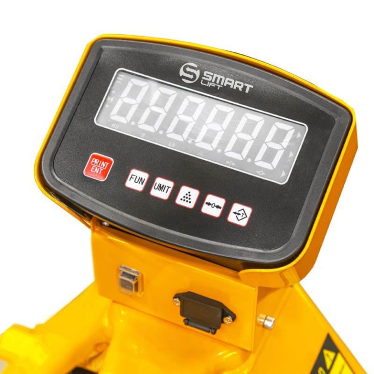 Гидравлическая тележка с весами BFC25 (г/п 2500 кг, вилы 1150x570 мм, RDP) SMARTLIFT (SMART) купить в Ярославле