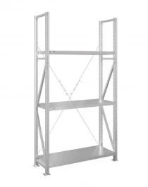 Стеллаж MS U 2500x1200x600 3 полки (400 кг, металл) Стеллаж MS U 2500x1200x600 3 полки (400 кг, металл)