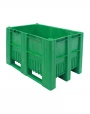 BoxPallet 1200х800х740 мм зеленый сплошной BoxPallet 1200х800х740 мм зеленый сплошной