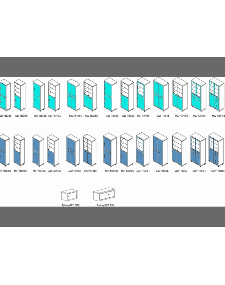 Медицинский шкаф HILFE МД 1 1650/SS купить в Ярославле