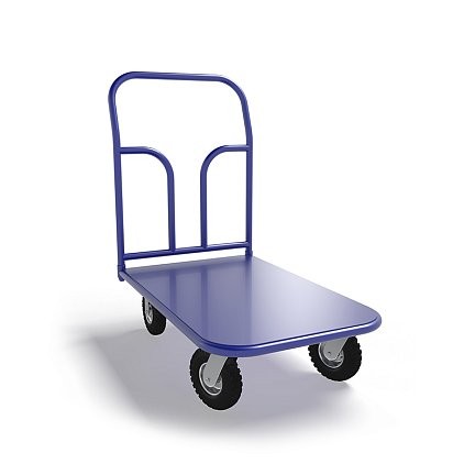 Платформенная тележка ТП 1 (г/п 300 кг, 800x500 мм, колеса пневматические 250 мм) купить в Ярославле Платформенная тележка ТП 1 (г/п 300 кг, 800x500 мм, колеса пневматические 250 мм) купить в Ярославле