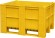 BoxPallet 1200х1000х740 мм сплошной желтый купить в Ярославле