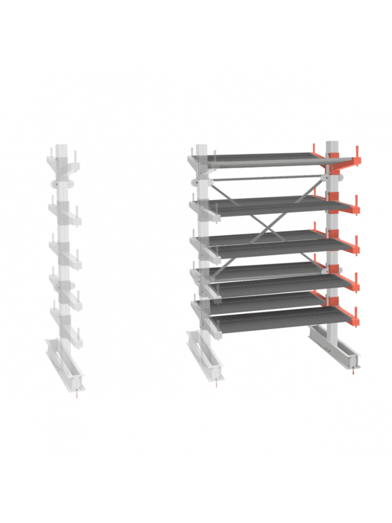 СТ-062 Стеллаж двухсторонний 5 ярусов ДОП. купить в Ярославле СТ-062 Стеллаж двухсторонний 5 ярусов ДОП. купить в Ярославле