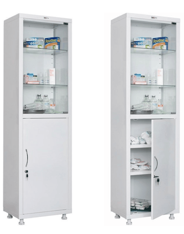 Медицинский шкаф HILFE МД 1 1657/SG купить в Ярославле