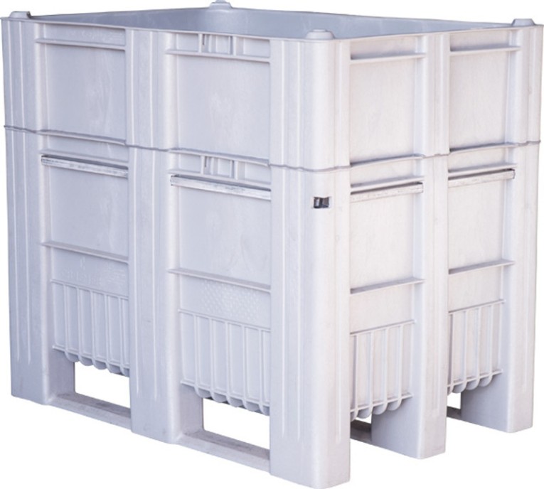 BoxPallet 1200х800х1035 сплошной, на полозьях серый купить в Ярославле BoxPallet 1200х800х1035 сплошной, на полозьях серый купить в Ярославле