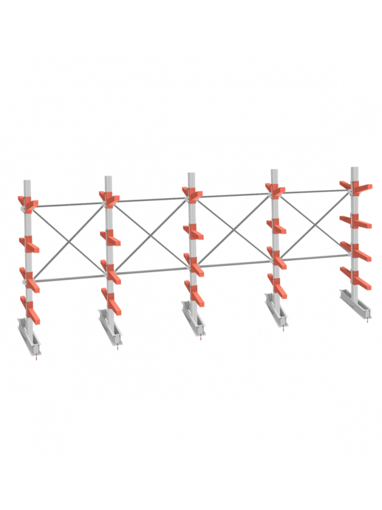 СТ-062 Стеллаж двухсторонний 4 яруса купить в Ярославле СТ-062 Стеллаж двухсторонний 4 яруса купить в Ярославле