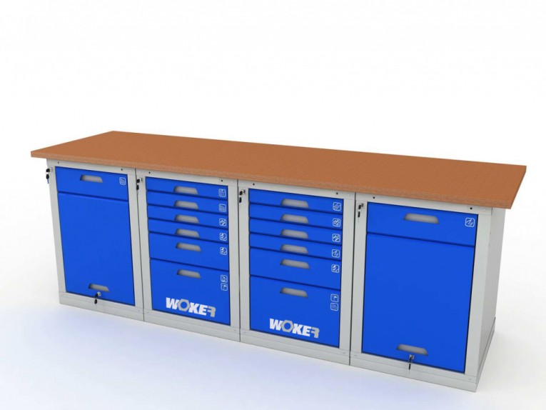 Верстак четырехтумбовый WOKER PRO 42662.2400 купить в Ярославле Верстак четырехтумбовый WOKER PRO 42662.2400 купить в Ярославле