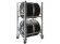 Стеллаж MS PRO 1350/781X606 передвижной для хранения до 4 шин купить в Ярославле
