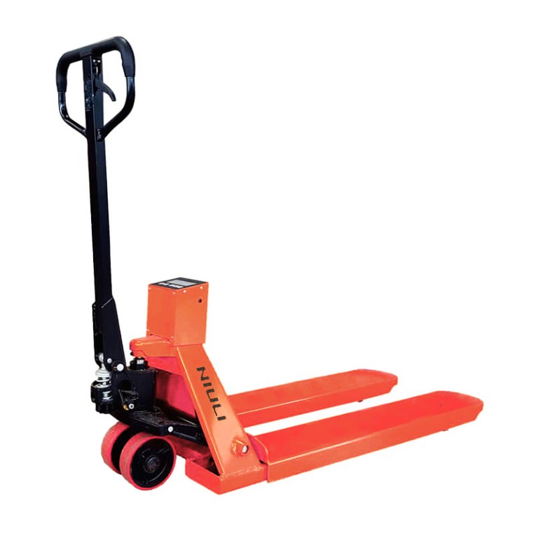 Гидравлическая рохля с весами CBY-II 2000 PDP (г/п 2000 кг, вилы 1150x550 мм) NIULI купить в Ярославле