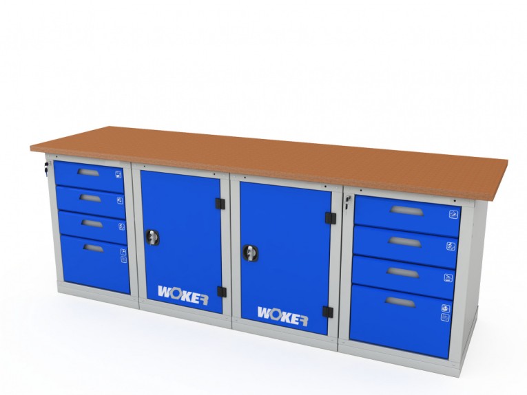 Верстак четырехтумбовый WOKER PRO 44114.2400 купить в Ярославле Верстак четырехтумбовый WOKER PRO 44114.2400 купить в Ярославле