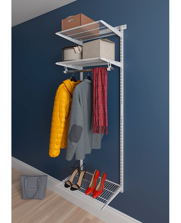 Гардеробная система Практик Home Basic G60 белая купить в Ярославле Гардеробная система Практик Home Basic G60 белая купить в Ярославле