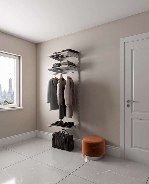 Гардеробная система Практик Home Basic G60 белая купить в Ярославле Гардеробная система Практик Home Basic G60 белая купить в Ярославле