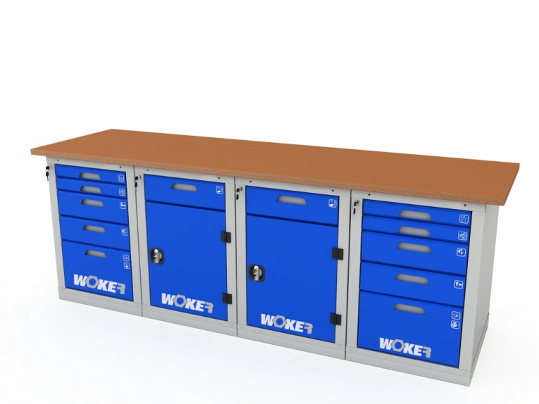 Верстак четырехтумбовый WOKER PRO 45225.2400 купить в Ярославле Верстак четырехтумбовый WOKER PRO 45225.2400 купить в Ярославле