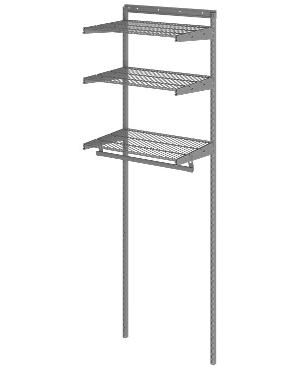 Гардеробная система Практик Home Basic G60 графит купить в Ярославле Гардеробная система Практик Home Basic G60 графит купить в Ярославле