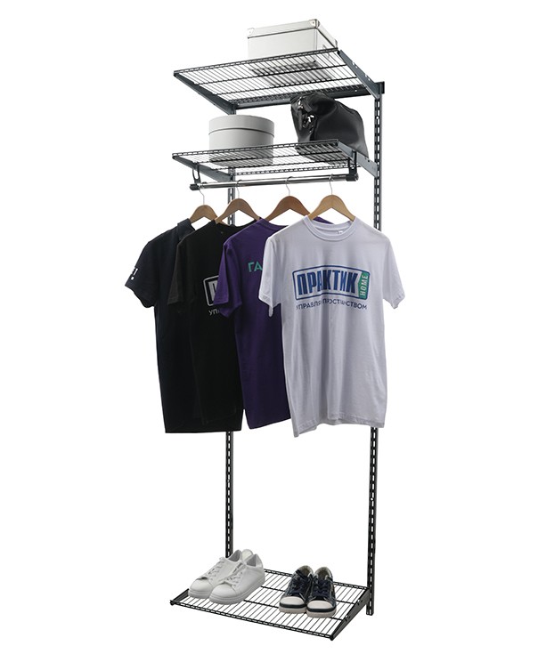 Гардеробная система Практик Home Basic G60 графит купить в Ярославле Гардеробная система Практик Home Basic G60 графит купить в Ярославле