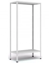 Стеллаж металлический Титан МС-500 1000х1200х400 2 полки Стеллаж металлический Титан МС-500 1000х1200х400 2 полки