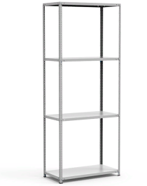Стеллаж металлический Титан МС-500 1200х1500х300 4 полки Стеллаж металлический Титан МС-500 1200х1500х300 4 полки