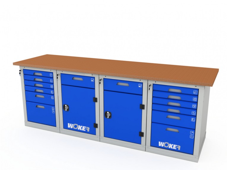 Верстак четырехтумбовый WOKER PRO 46226.2400 купить в Ярославле Верстак четырехтумбовый WOKER PRO 46226.2400 купить в Ярославле