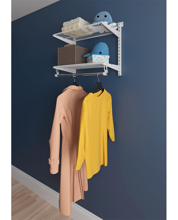 Гардеробная система Практик Home Basic G60S белая купить в Ярославле