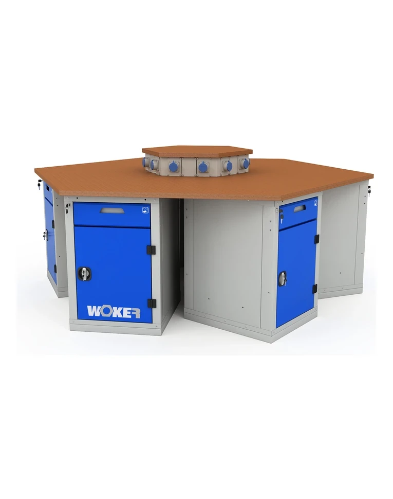 Верстак шеститумбовый WOKER PRO 6002.2500 купить в Ярославле Верстак шеститумбовый WOKER PRO 6002.2500 купить в Ярославле
