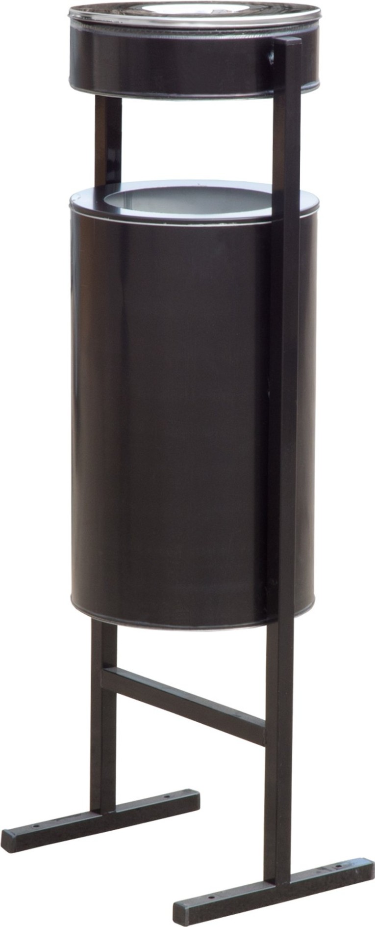 Урна уличная с пепельницей 36 литров черный купить в Ярославле Урна уличная с пепельницей 36 литров черный купить в Ярославле