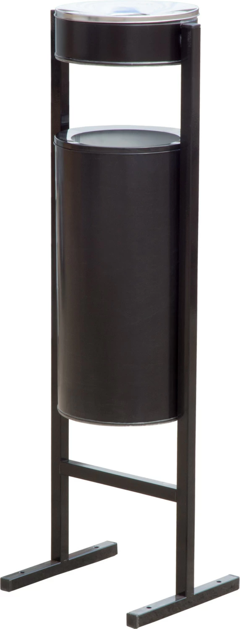 Урна уличная с пепельницей 25 литров черный купить в Ярославле Урна уличная с пепельницей 25 литров черный купить в Ярославле