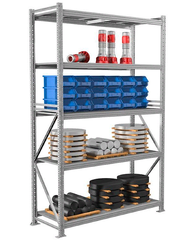 Стеллаж MS Profi 2500х1800х800 5 полок купить в Ярославле