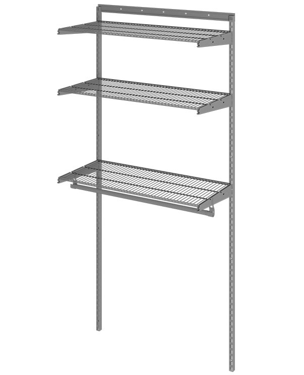 Гардеробная система Практик Home Basic G90 графит купить в Ярославле Гардеробная система Практик Home Basic G90 графит купить в Ярославле