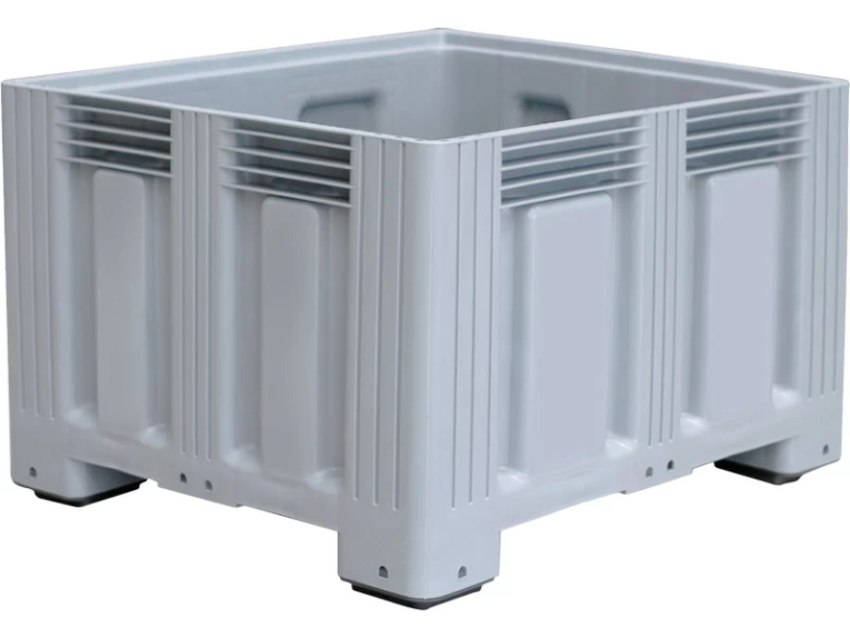 Контейнер 1200х1000х758 сплошной, на ножках серый купить в Ярославле Контейнер 1200х1000х758 сплошной, на ножках серый купить в Ярославле