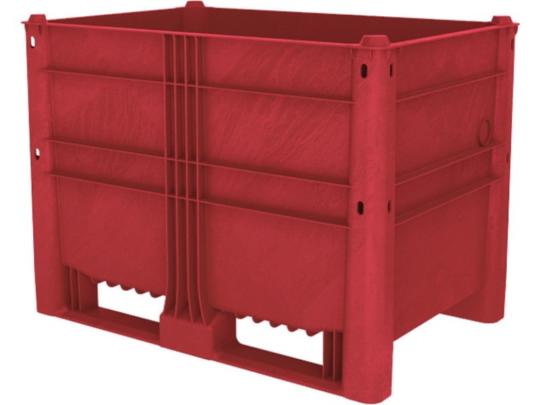 Контейнер пластиковый 1200х800х870 красный, сплошной купить в Ярославле Контейнер пластиковый 1200х800х870 красный, сплошной купить в Ярославле