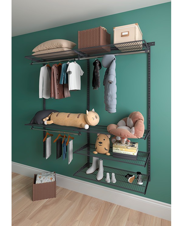 Гардеробная система Практик Home Optima G180 графит купить в Ярославле