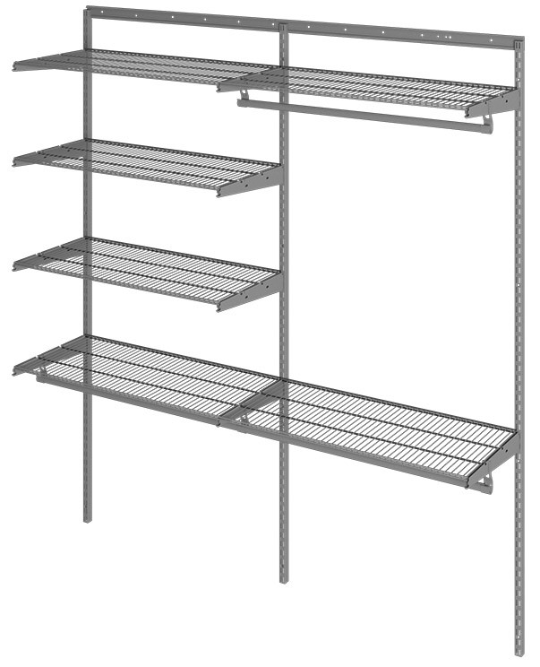 Гардеробная система Практик Home Optima G180 графит купить в Ярославле