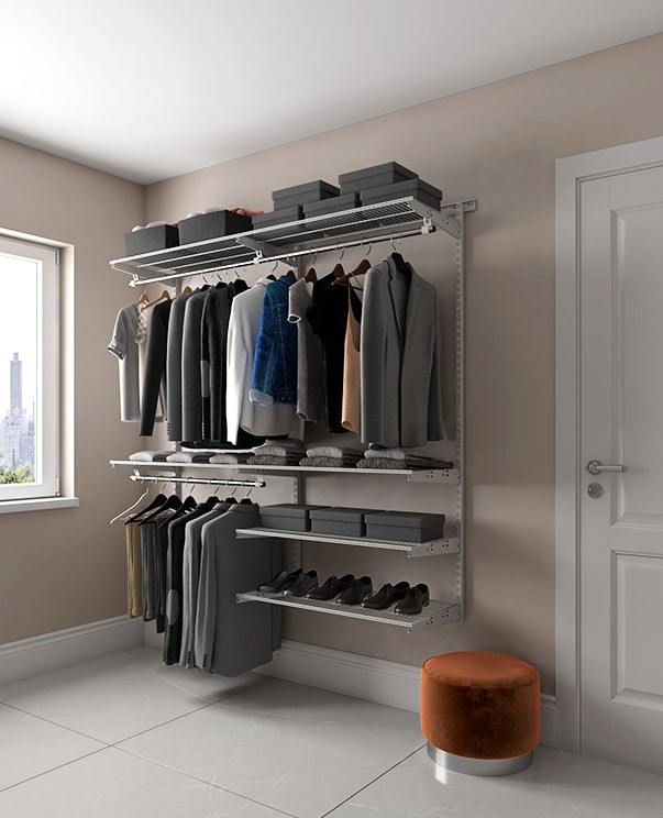 Гардеробная система Практик Home Optima G180 графит купить в Ярославле