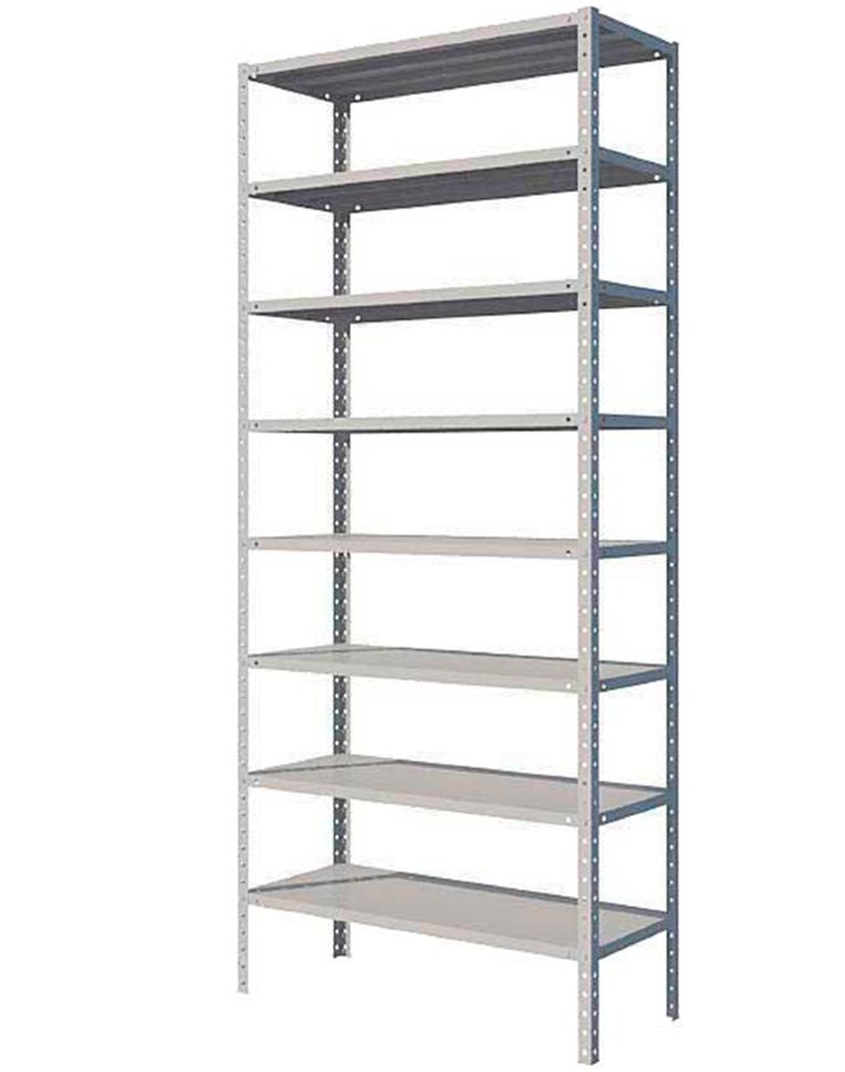 Стеллаж MS Standart 2550х700х400 8 полок купить в Ярославле