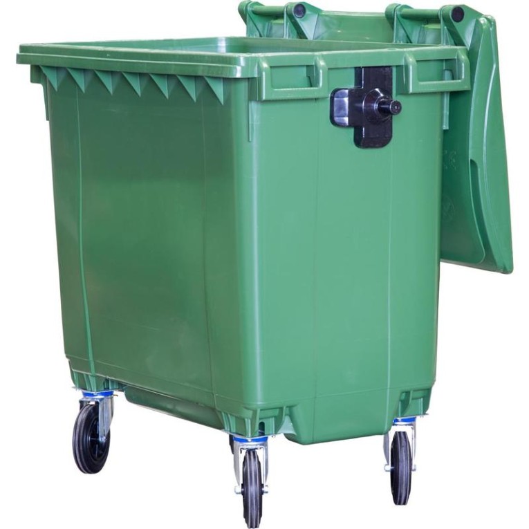 Мусорный контейнер 770л. зелёный купить в Ярославле Мусорный контейнер 770л. зелёный купить в Ярославле