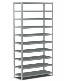 Стеллаж металлический Титан МС-500 1200х1200х400 10 полок