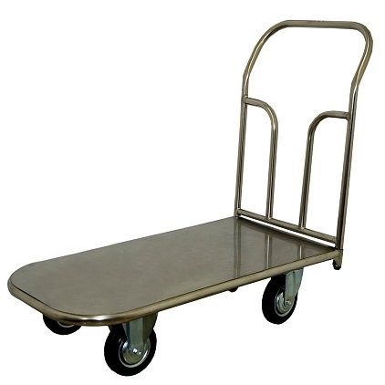 Платформенная тележка ТП НЖ 3 (г/п 400 кг, 1000x600 мм, колеса серая резина 160 мм, нержавеющая сталь) купить в Ярославле Платформенная тележка ТП НЖ 3 (г/п 400 кг, 1000x600 мм, колеса серая резина 160 мм, нержавеющая сталь) купить в Ярославле