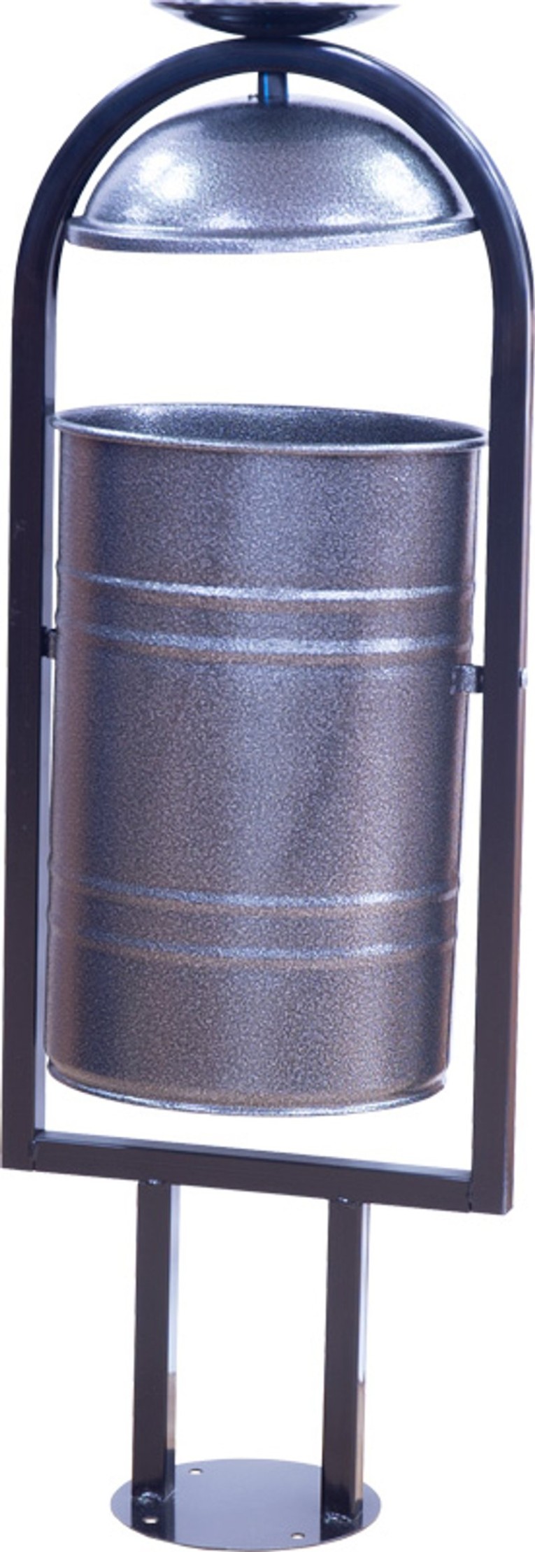 Урна металлическая с пепельницей 1050х370х300 мм серый антик купить в Ярославле Урна металлическая с пепельницей 1050х370х300 мм серый антик купить в Ярославле