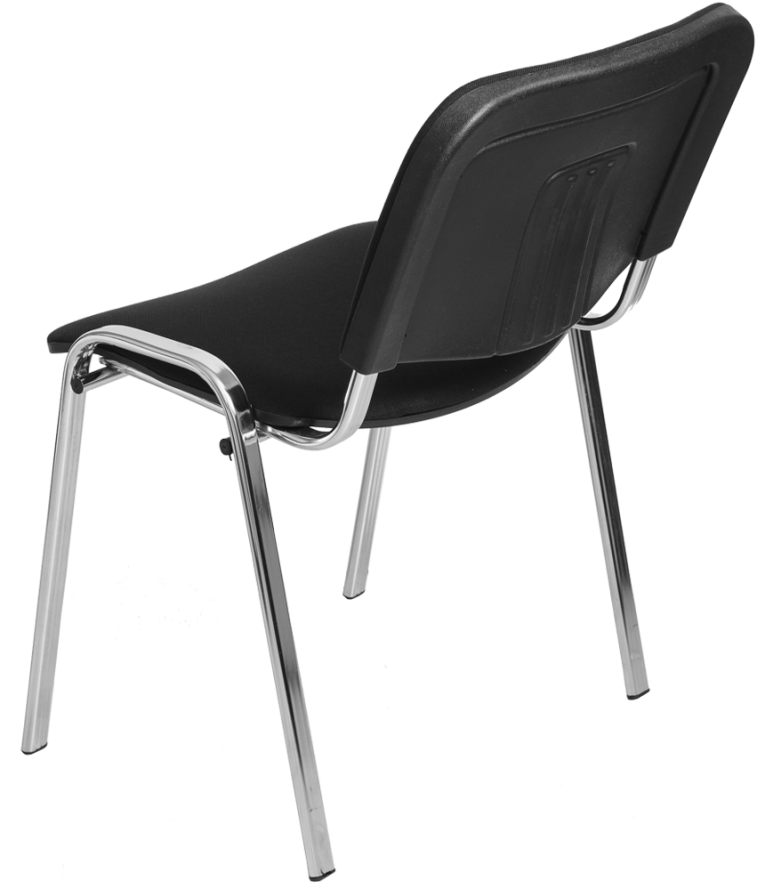 Стул Изо (черная ткань, хром) купить в Ярославле