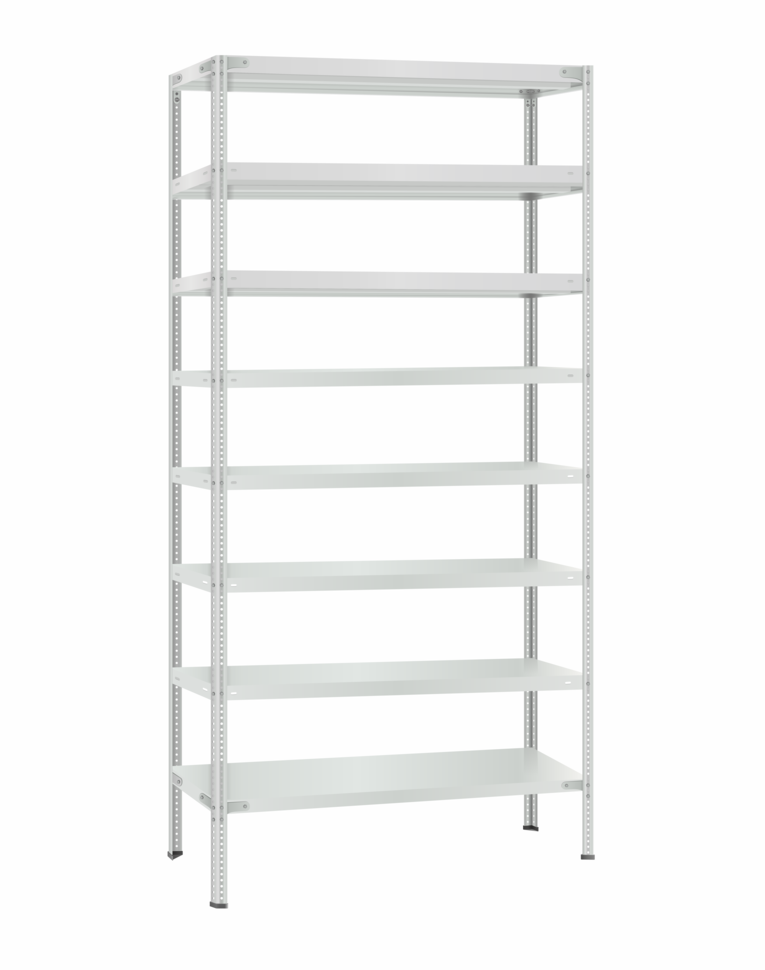 Стеллаж металлический Титан МС-500 2400х1000х500 8 полок купить в Ярославле