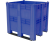 BoxPallet 1300х1150х1250 сплошной, на 3 полозьях синий купить в Ярославле