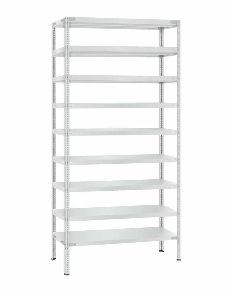 Стеллаж металлический Титан МС-500 2400х1000х500 9 полок купить в Ярославле