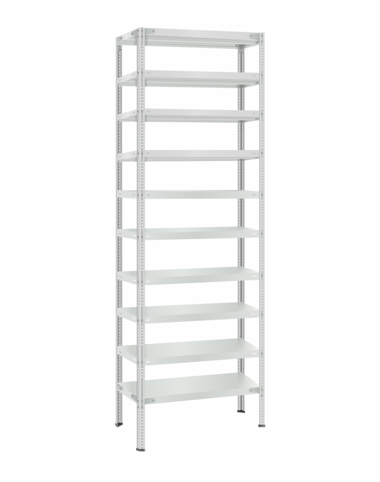 Стеллаж металлический Титан МС-500 3000х700х400 10 полок купить в Ярославле Стеллаж металлический Титан МС-500 3000х700х400 10 полок купить в Ярославле