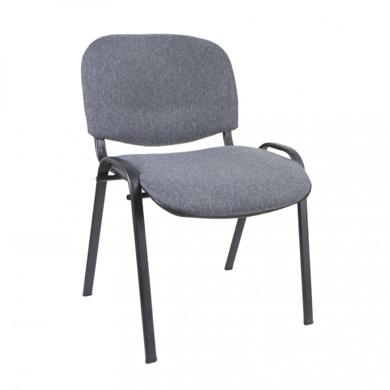 Стул Изо (серая ткань, металл черный) купить в Ярославле