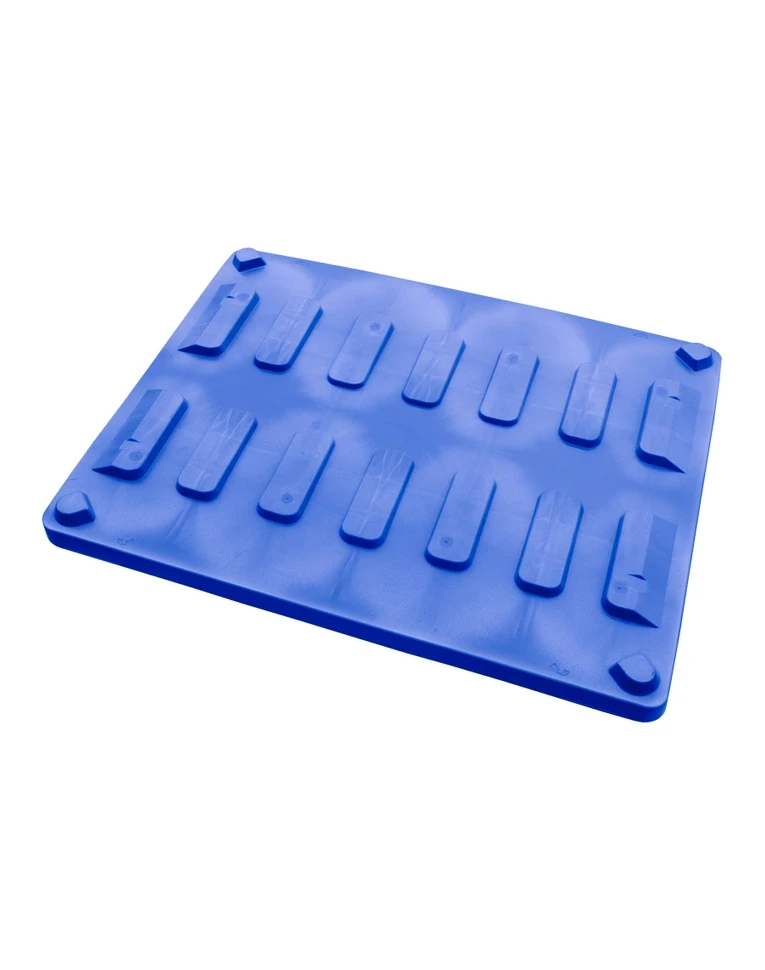 Крышка для BoxPallet 1237х836х63 мм синяя (cm)