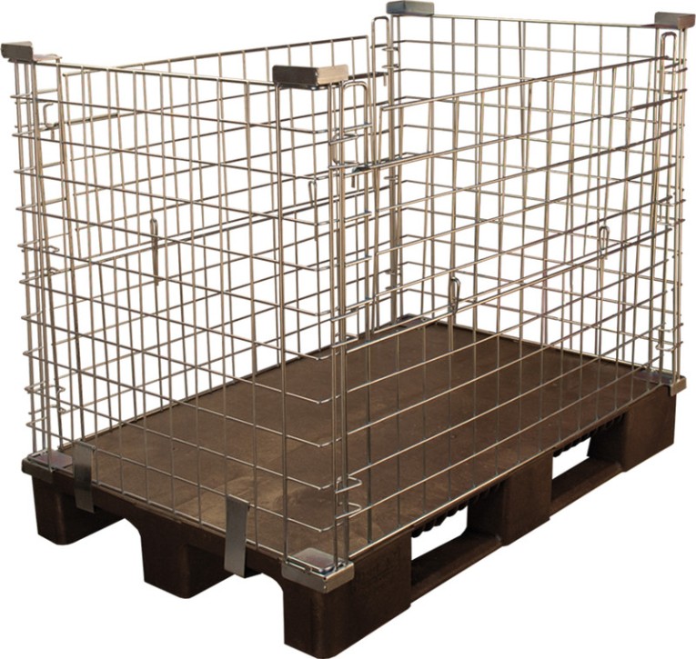 Контейнер металлический оцинкованный на паллете 1200х800х1030 мм купить в Ярославле Контейнер металлический оцинкованный на паллете 1200х800х1030 мм купить в Ярославле