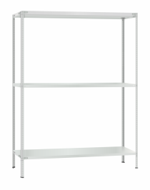 Стеллаж металлический Титан МС-500 2300х1500х300 3 полки Стеллаж металлический Титан МС-500 2300х1500х300 3 полки