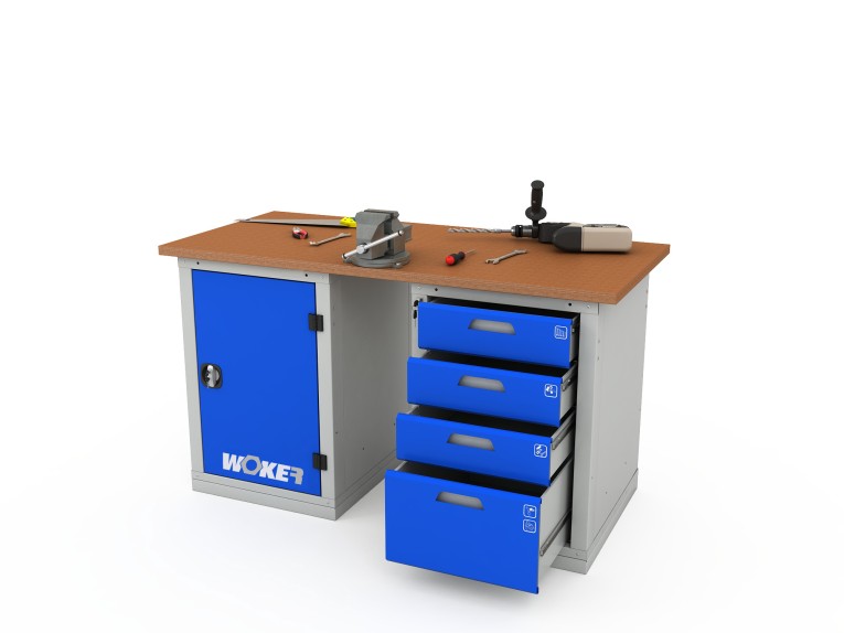 Верстак двухтумбовый WOKER PRO 2104.1200 купить в Ярославле