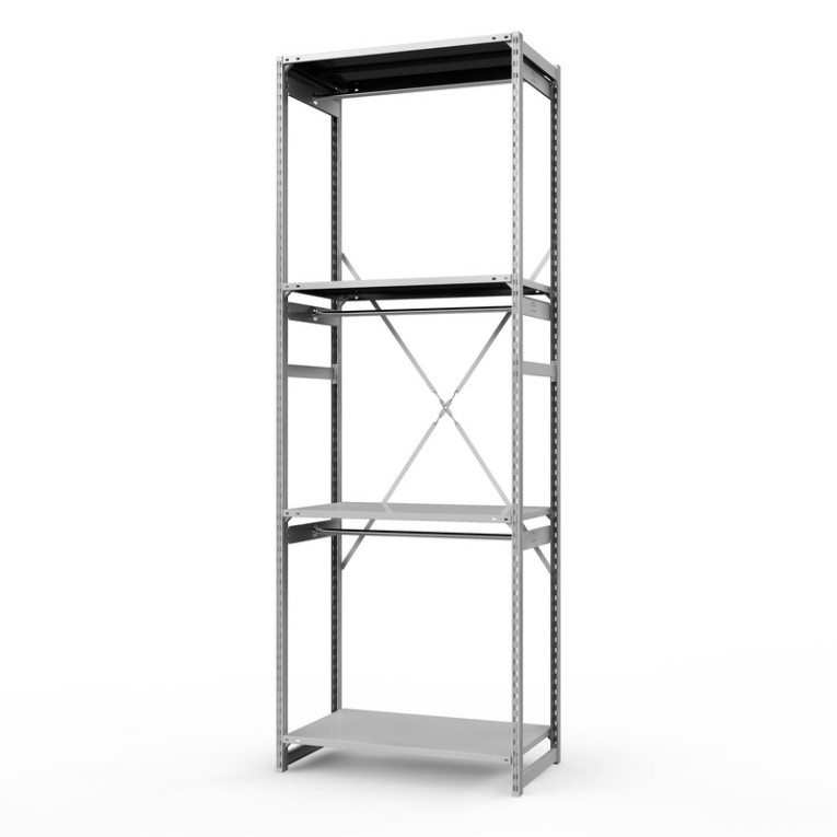 Стеллаж металлический ТСУ Универсал, 3000х1060х500 мм.Штанги: 3шт. Полки: металл 4 шт. купить в Ярославле